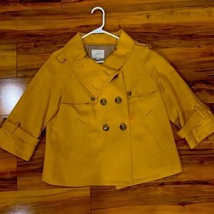 Loft mustard yellow coat